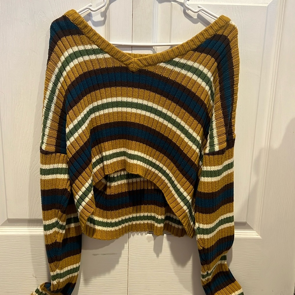 XS La hearts cropped sweater